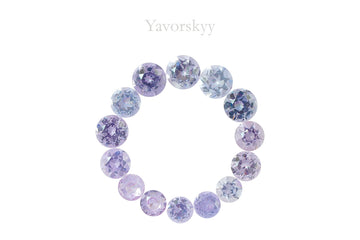 Grey Spinel 3.85 cts / 14 pcs