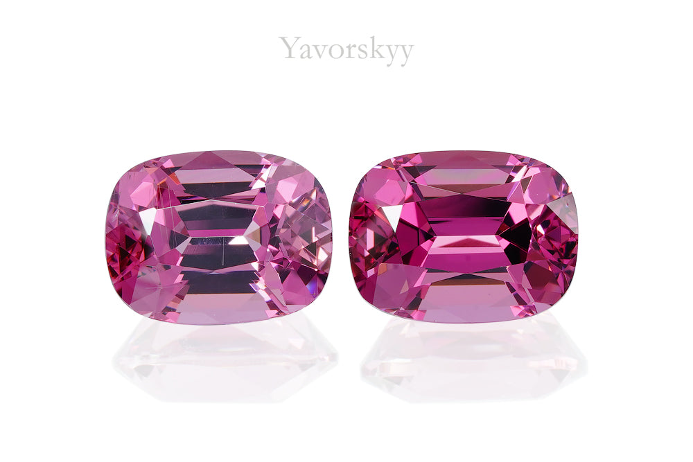 Rhodolite 3.92 cts / 2 pcs