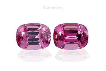 Rhodolite 3.92 cts / 2 pcs