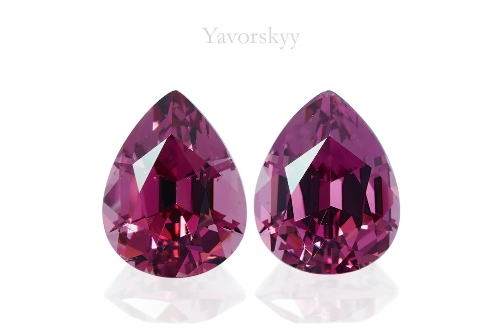 Rhodolite 4.32 cts / 2 pcs
