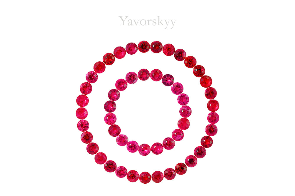 Red Spinel 4.56 cts / 52 pcs