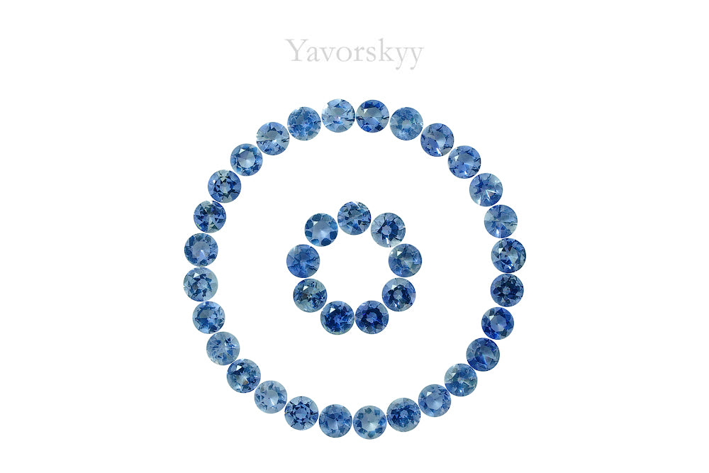 Iolite 4.60 cts / 37 pcs