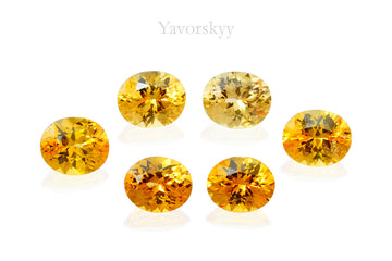 Sapphire Treated 4.65 cts / 6 pcs