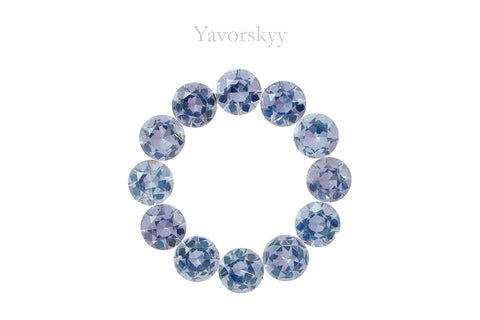 Grey Spinels 4.73 ct / 12 pcs