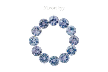 Grey Spinels 4.73 ct / 12 pcs