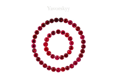 Red Spinel 4.74 ct / 50 pcs