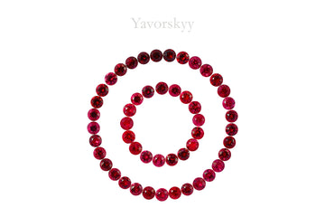 Red Spinel 4.74 ct / 50 pcs