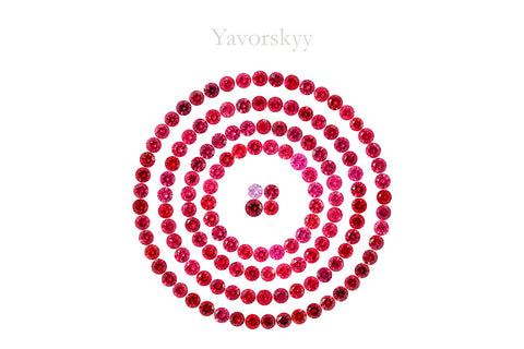 Red Spinel 4.94 ct / 140 pcs