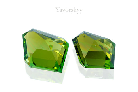 Green Tourmaline 5.05 cts / 2 pcs