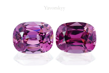 Rhodolite 5.22 cts / 2 pcs
