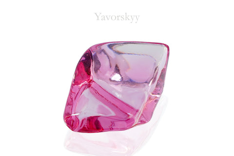 Polished pink spinel