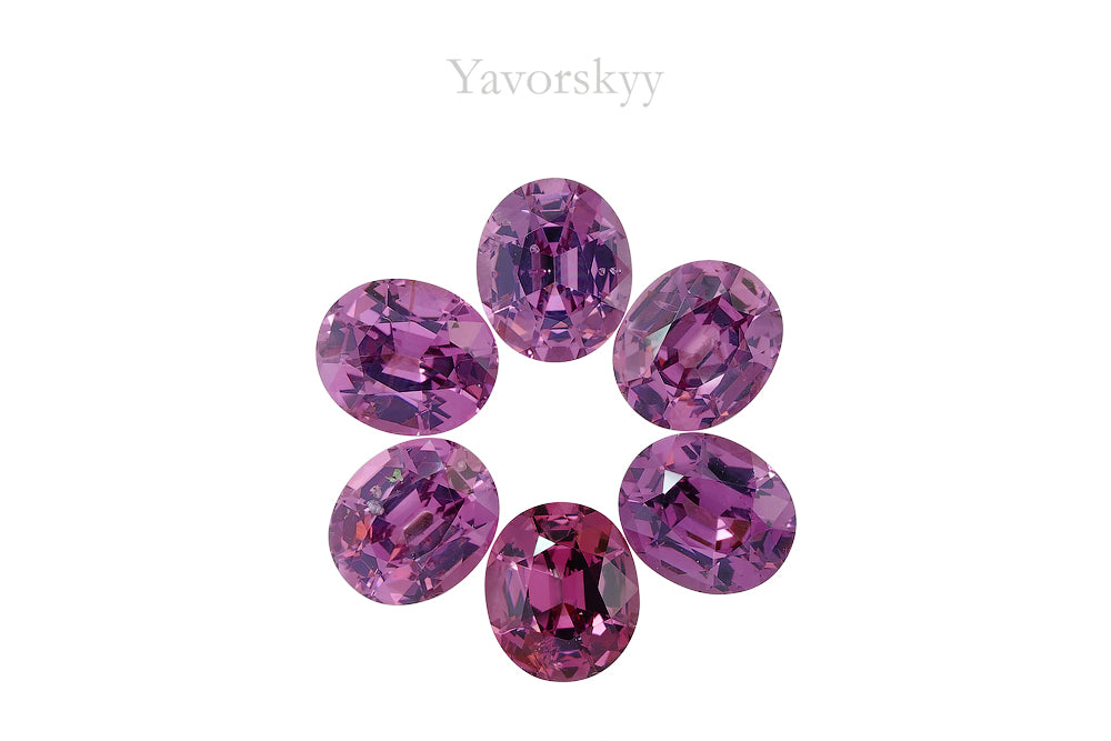Spinel 5.53 cts / 6 pcs