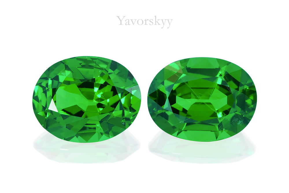 Tsavorite 6.23 cts / 2 pcs