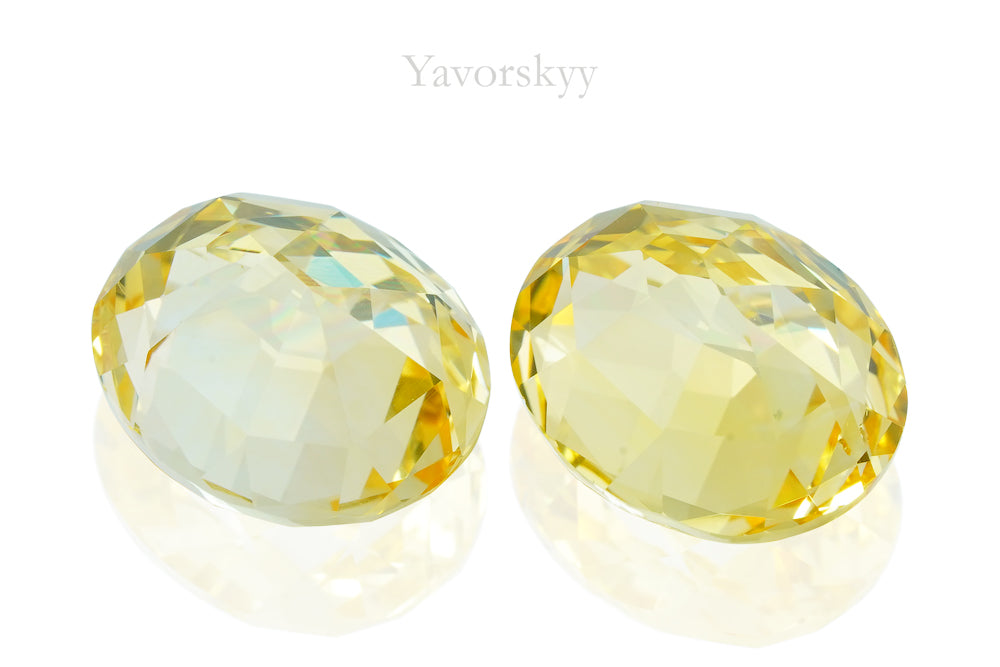 Yellow Sapphire Ceylon Unheated 6.31 cts / 2 pcs