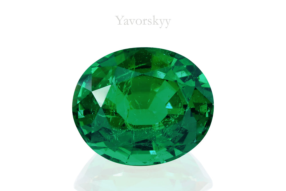 Crystal Emerald Green Gem 1 Art Print by Sir Torr