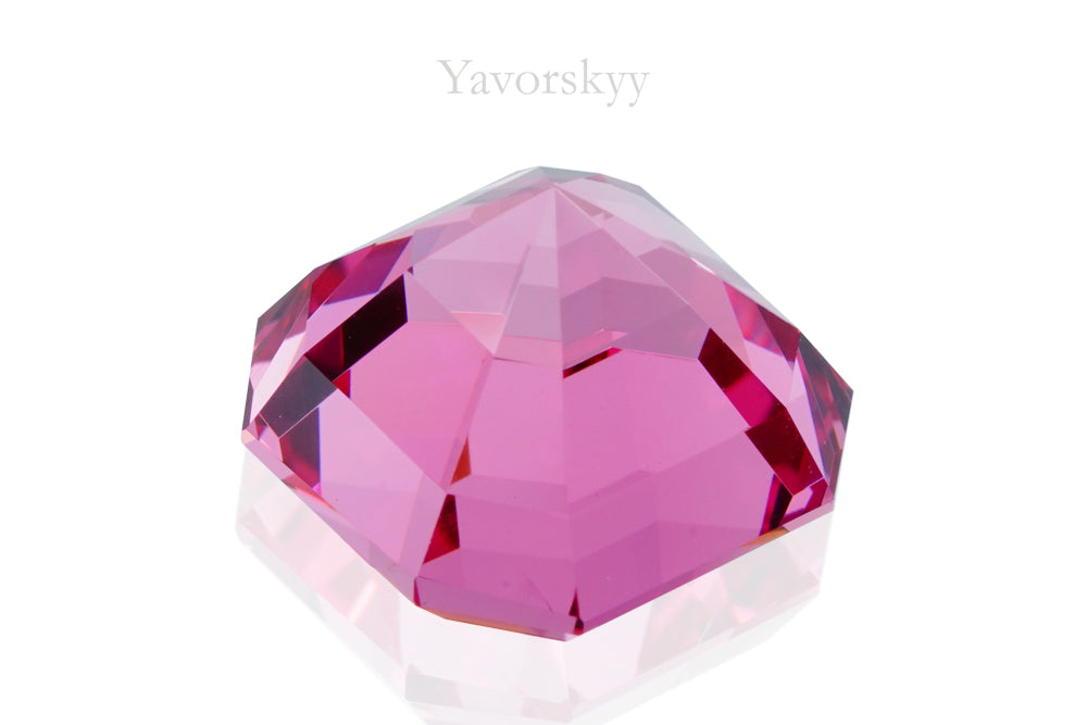 Octagonal shape pink spinel 6.71 carats back side image