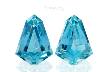 Aquamarine 60.46 cts / 2 pcs