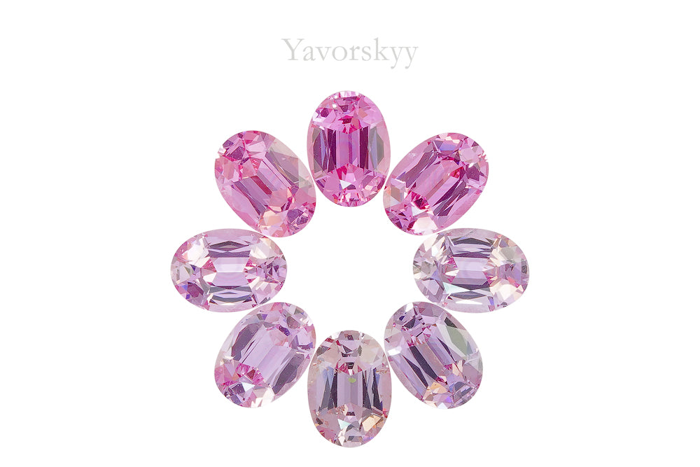 Pink Spinel 7.16 cts / 8 pcs