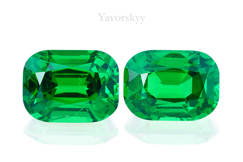 Tsavorite 7.50 cts / 2 pcs