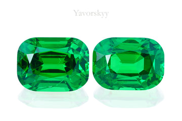 Tsavorite 7.50 cts / 2 pcs