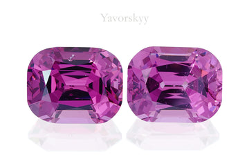 Purplish-pink Spinel 8.31 cts / 2 pcs