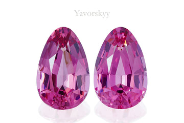 Pamir Pink Spinel 8.35 cts / 2 pcs