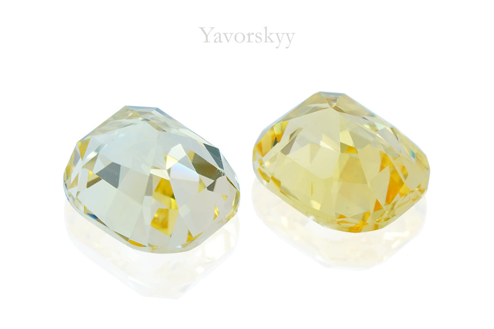 Yellow Sapphire No Heat 9.31 cts / 2 pcs - Yavorskyy