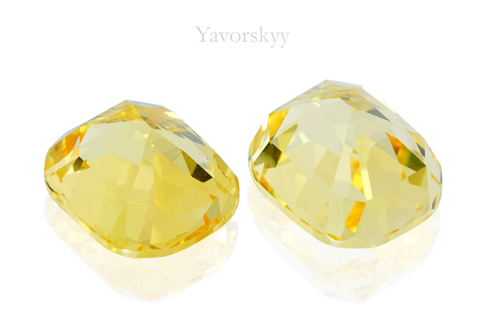 Yellow Sapphire No Heat 9.31 cts / 2 pcs