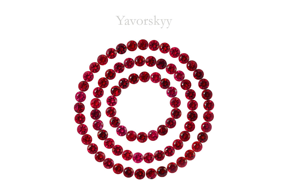 Red Spinel 9.34 cts / 83 pcs