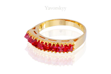 Red Spinel Ring