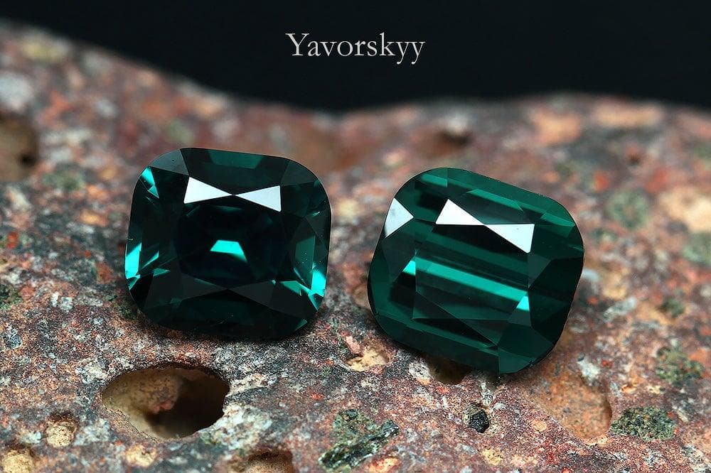 Green Tourmaline 2.51 cts / 2 pcs - Yavorskyy
