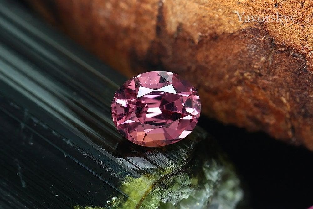 A image of oval shape pink tourmaline 0.79 carat