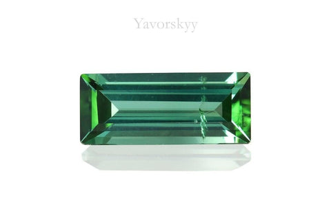 Front view image of green tourmaline 0.68 carat