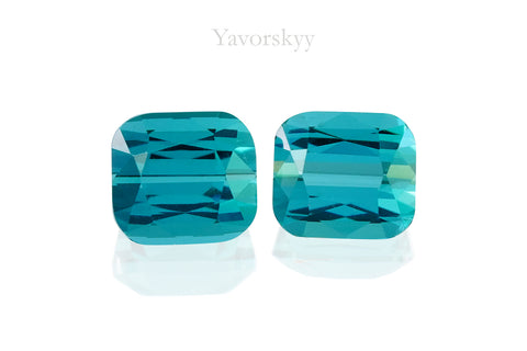 Lagoon Blue Tourmaline 0.82 cts / 2 pcs
