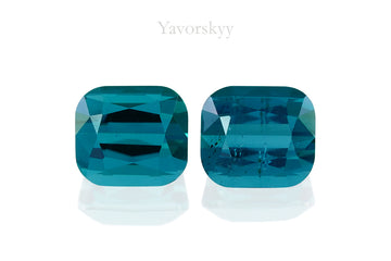 Indigo Tourmaline 0.92 ct / 2 pcs