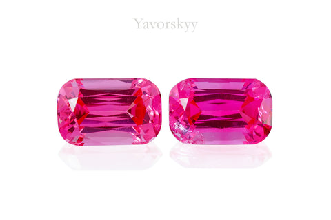 Red Spinel 0.93 ct / 2 pcs