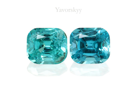 Indigo Blue Tourmaline 1.17 ct / 2 pcs