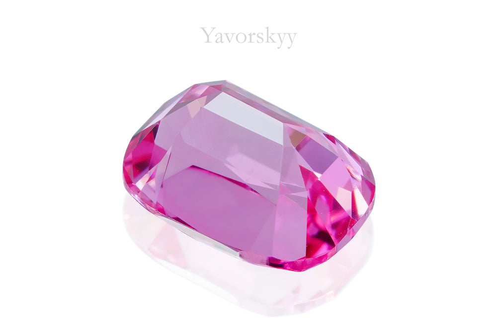 Cushion cut pink spinel 1.71 carats back side image