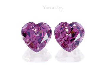 Rhodolite 1.74 cts / 2 pcs