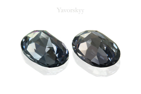 Grey Spinel 1.84 ct / 2 pcs
