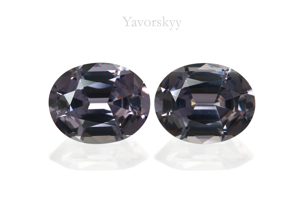 Grey Spinel 1.92 cts / 2 pcs 