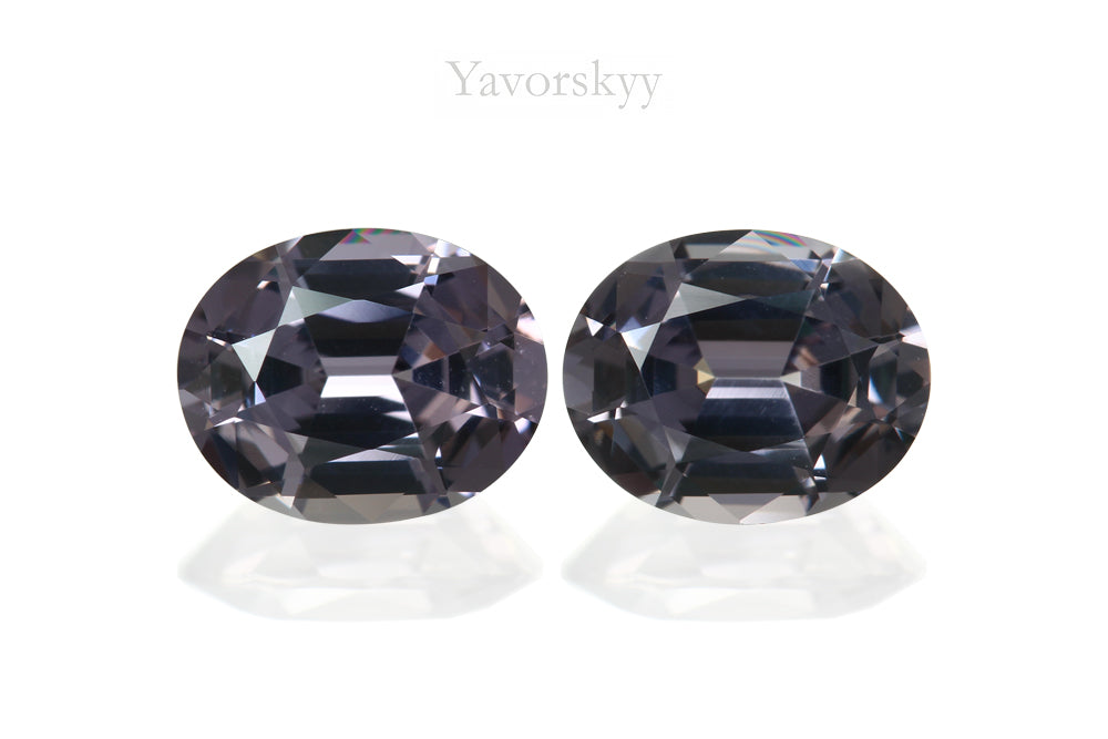 Grey Spinel 1.92 cts / 2 pcs
