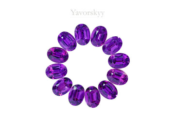 Umbalite Garnet 10.56 cts / 12 pcs