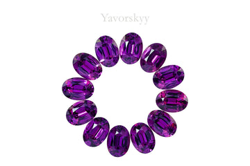 Umbalite Garnet 11.17 cts / 12 pcs