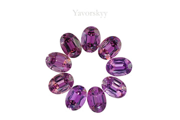 Rhodolite Garnet 13.27 cts / 9 pcs