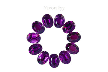 Umbalite Garnet 13.68 cts / 11 pcs