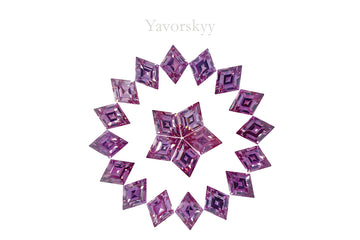 Rhodolite Garnet 14.16 ct / 2  pcs