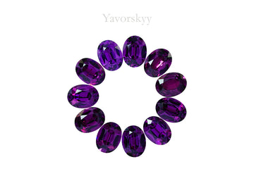 Umbalite Garnet 14.42 cts / 11 pcs