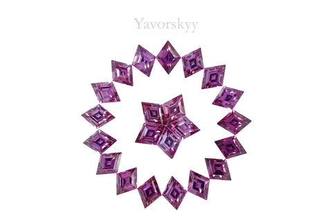 Rhodolite Garnet 14.93 cts / 22 pcs