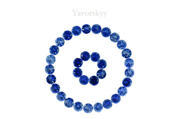 Iolite 15.29 cts / 33 pcs